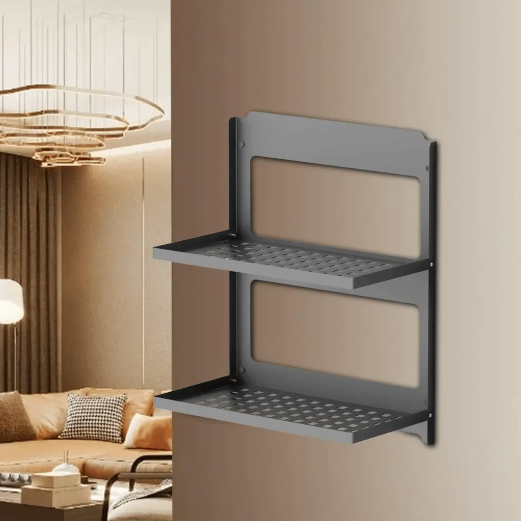 Floating wall shelves for laundry room, bathroom, garage, and home storage